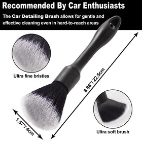 NIKCOSMK detailing brush and tire brushes arranged for efficient cleaning