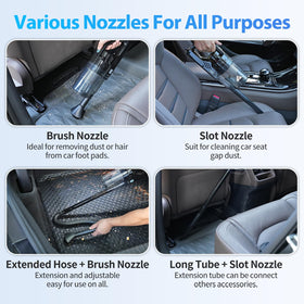 NIKCOSMK set of detailing brushes suitable for vents, leather, and textured trim