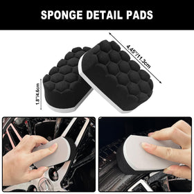 NIKCOSMK organizer bag holding brushes next to a clean car wheel