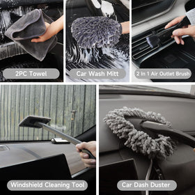 NIKCOSMK full kit beside car door showing scale and ready-to-use accessories