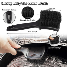 NIKCOSMK tire shine foam applicator pad in hand for even dressing