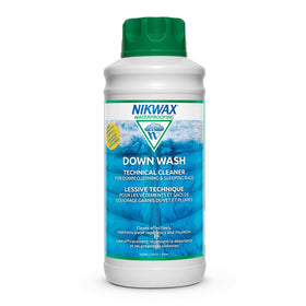 Nikwax bottle front view showing product and easy-pour design benefit