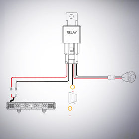Nilight mounted on truck bumper illustrating improved road illumination
