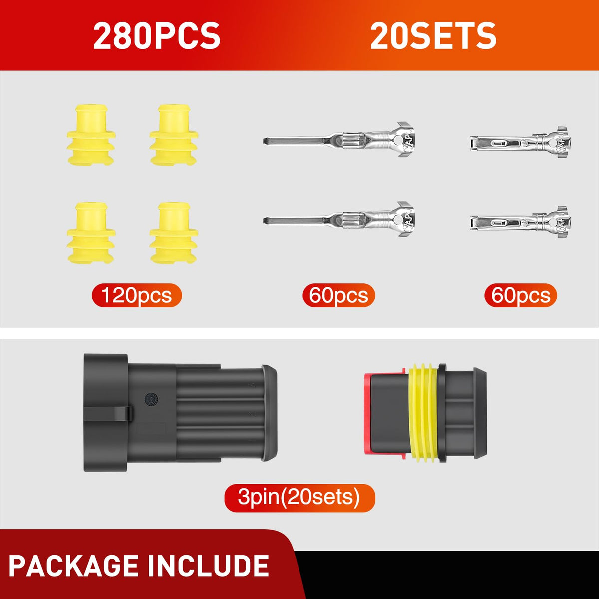 Nilight connector installed on LED bar reducing moisture and vibration risk