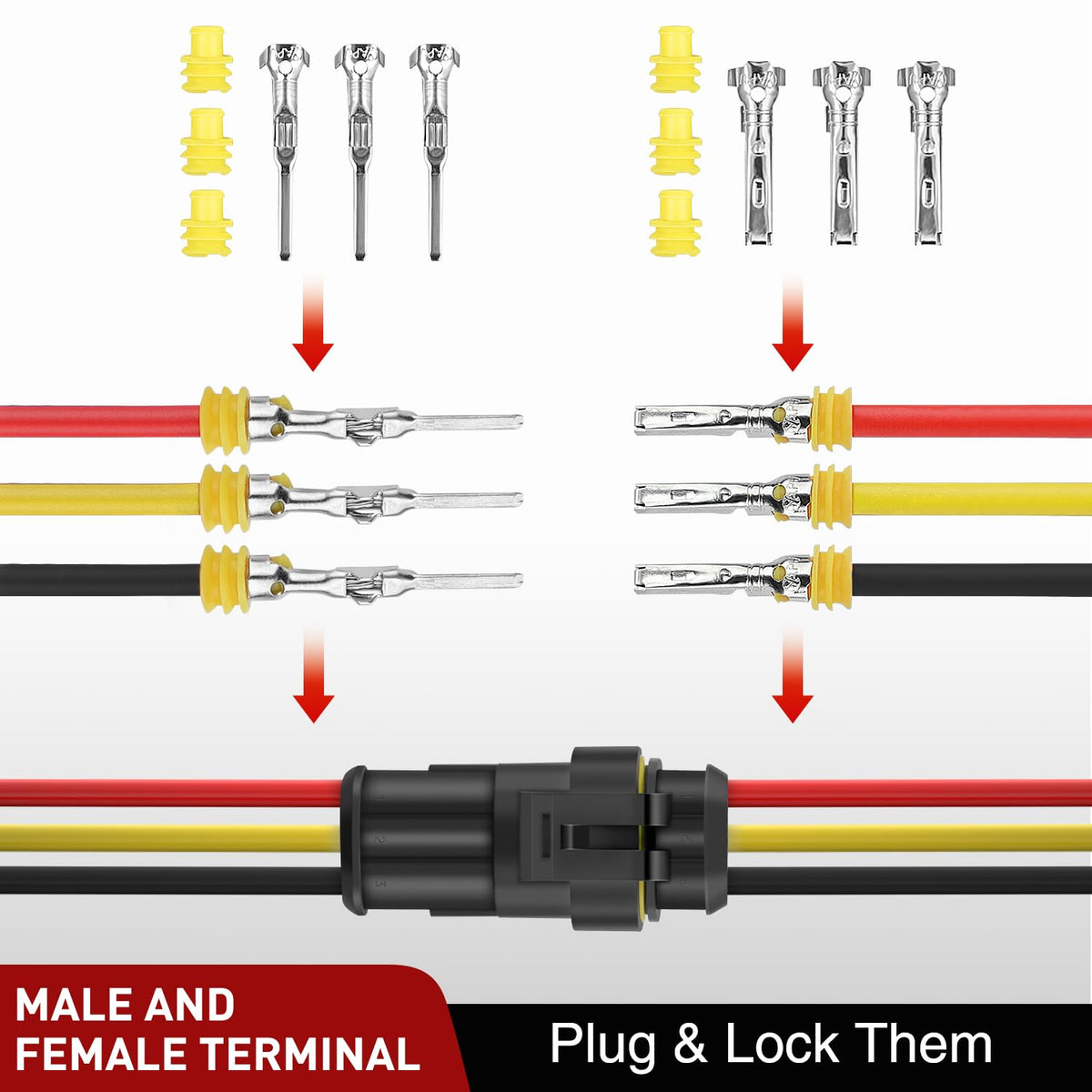 Nilight connector next to ruler for accurate size and scale reference
