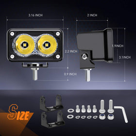 Nilight close-up of Osram chip and substrate for reliable high output benefit
