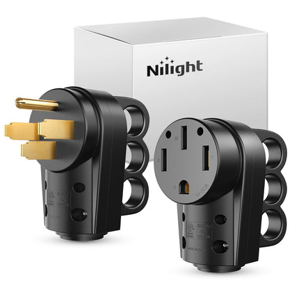Nilight front view of male plug showing secure connection benefit