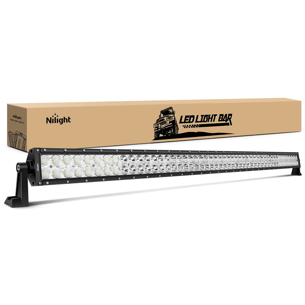 Nilight front view of 52-inch bar showing full-face illumination benefit