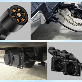 Nilight product with box displaying included 7-way Y splitter for immediate use