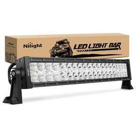 Nilight 70003C-A front view showing full light bar and durable housing for reliable illumination
