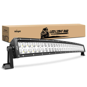 Nilight 70016C-A front view showing bright output and improved visibility