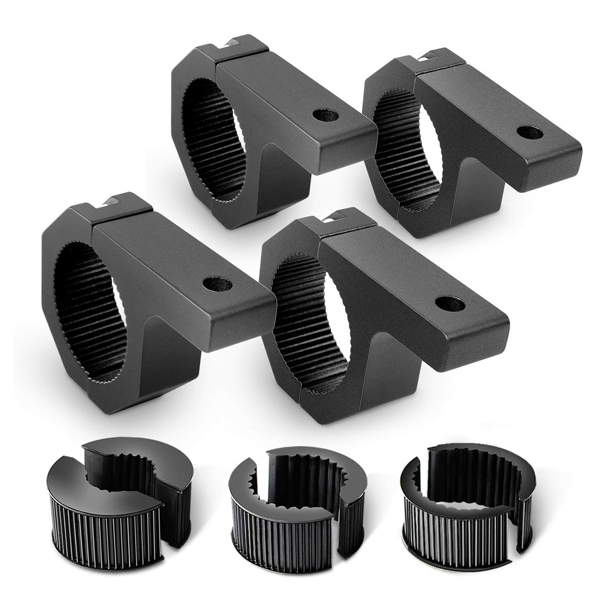 Nilight clamp front view showing secure fit and durable hold