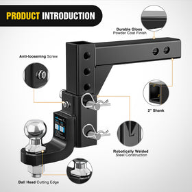 Nilight adjustable ball plate at a specific angle showing multiple position flexibility