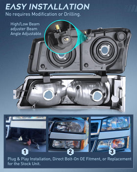 Nilight side profile assembly on truck, brand fitment and factory look