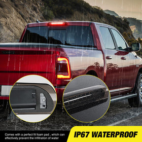 Nilight rear with high-density foam pad showing waterproof sealing benefit