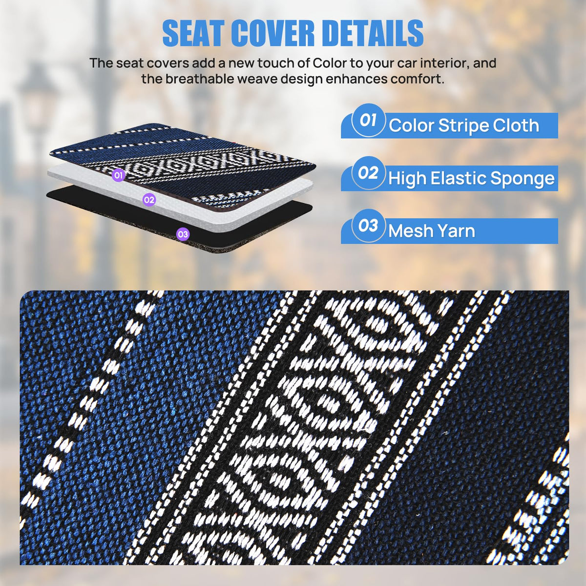 Nilight detail of seatbelt cutout demonstrating safe belt compatibility