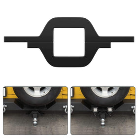 Nilight tow hitch bracket front view showing mounting points and durability