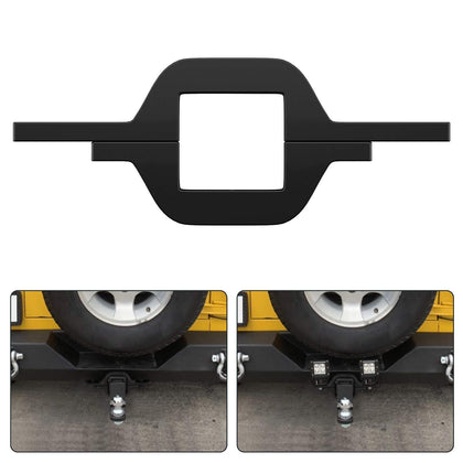 Nilight tow hitch bracket front view showing mounting points and durability