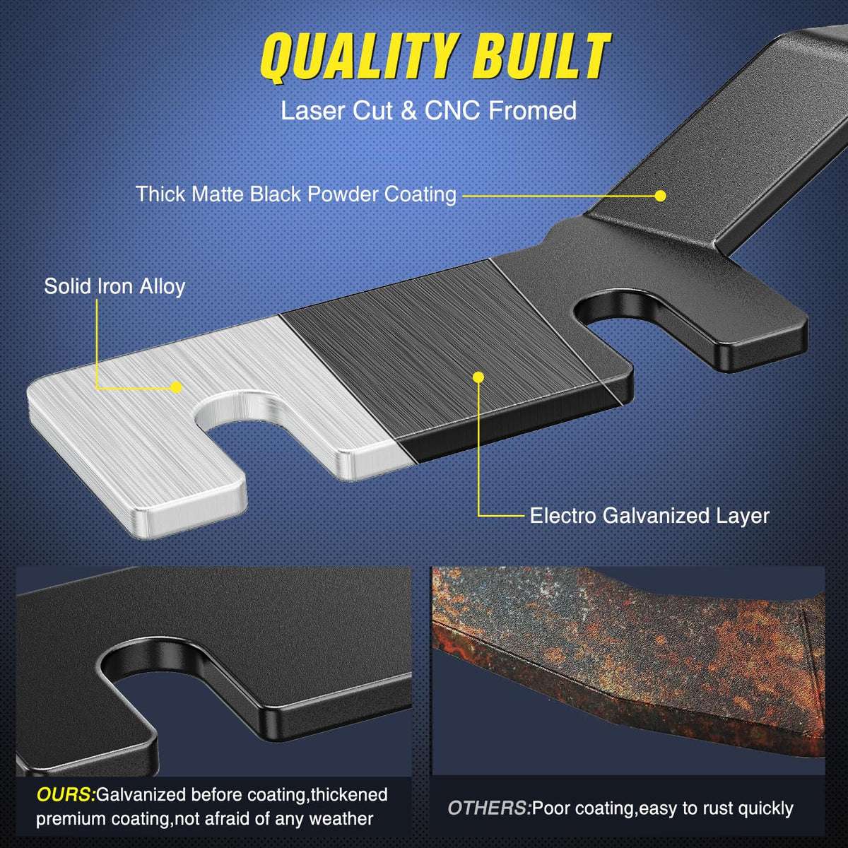 Nilight included spare hardware pack showing convenient replacement parts