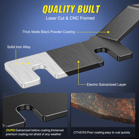 Nilight included spare hardware pack showing convenient replacement parts