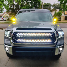 Nilight bracket on offroad Tundra showing improved visibility and rugged styling benefit