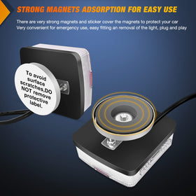 Nilight 24ft cable with 7-pin plug ready to connect offering easy hookup