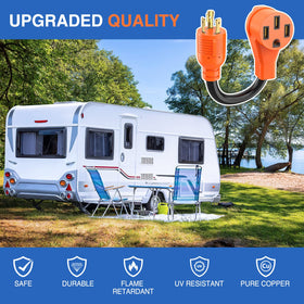 Nilight adapter in campsite setup showing practical outdoor use benefit
