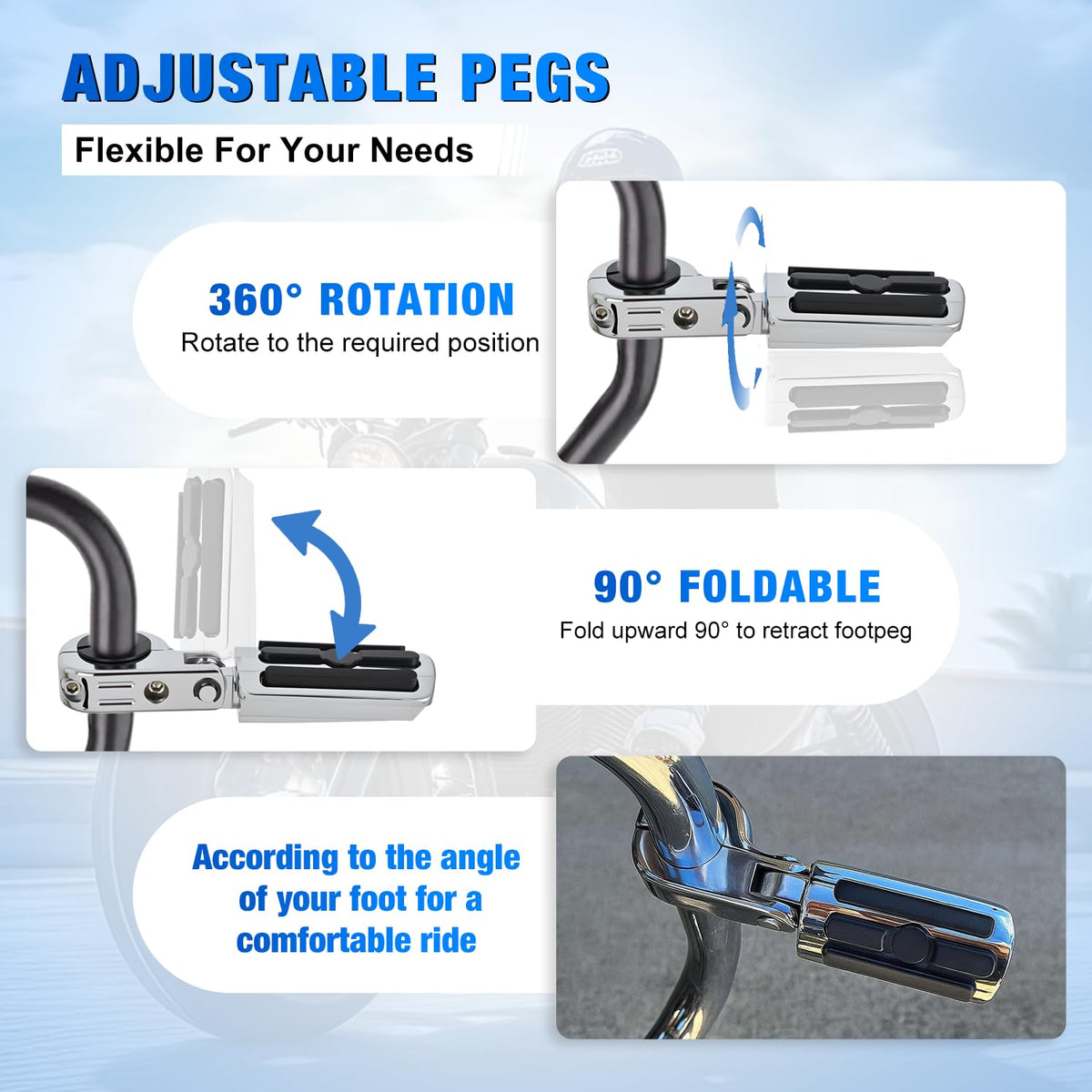Nilight clamp detail with Allen wrenches included for easy installation