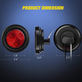 Nilight close-up polycarbonate lens reflecting light for improved visibility