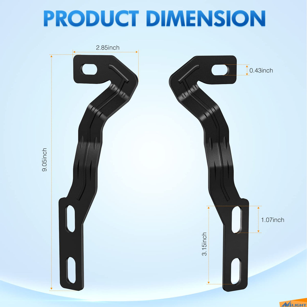 Nilight close-up powder coating texture demonstrating rust resistance and durability