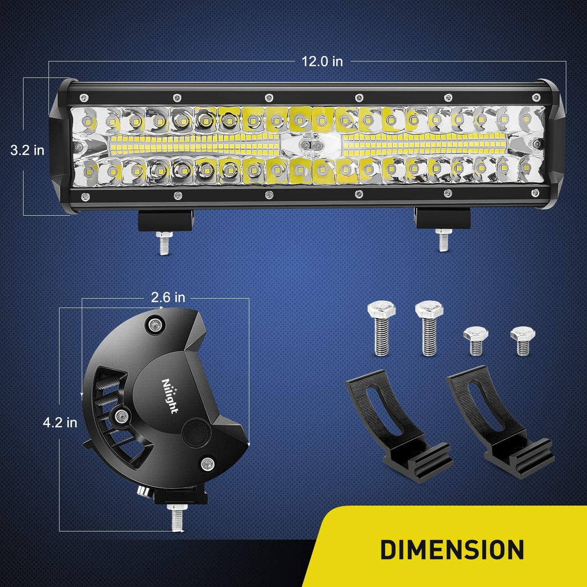 Nilight close-up of nested reflector cup highlighting efficient beam focus