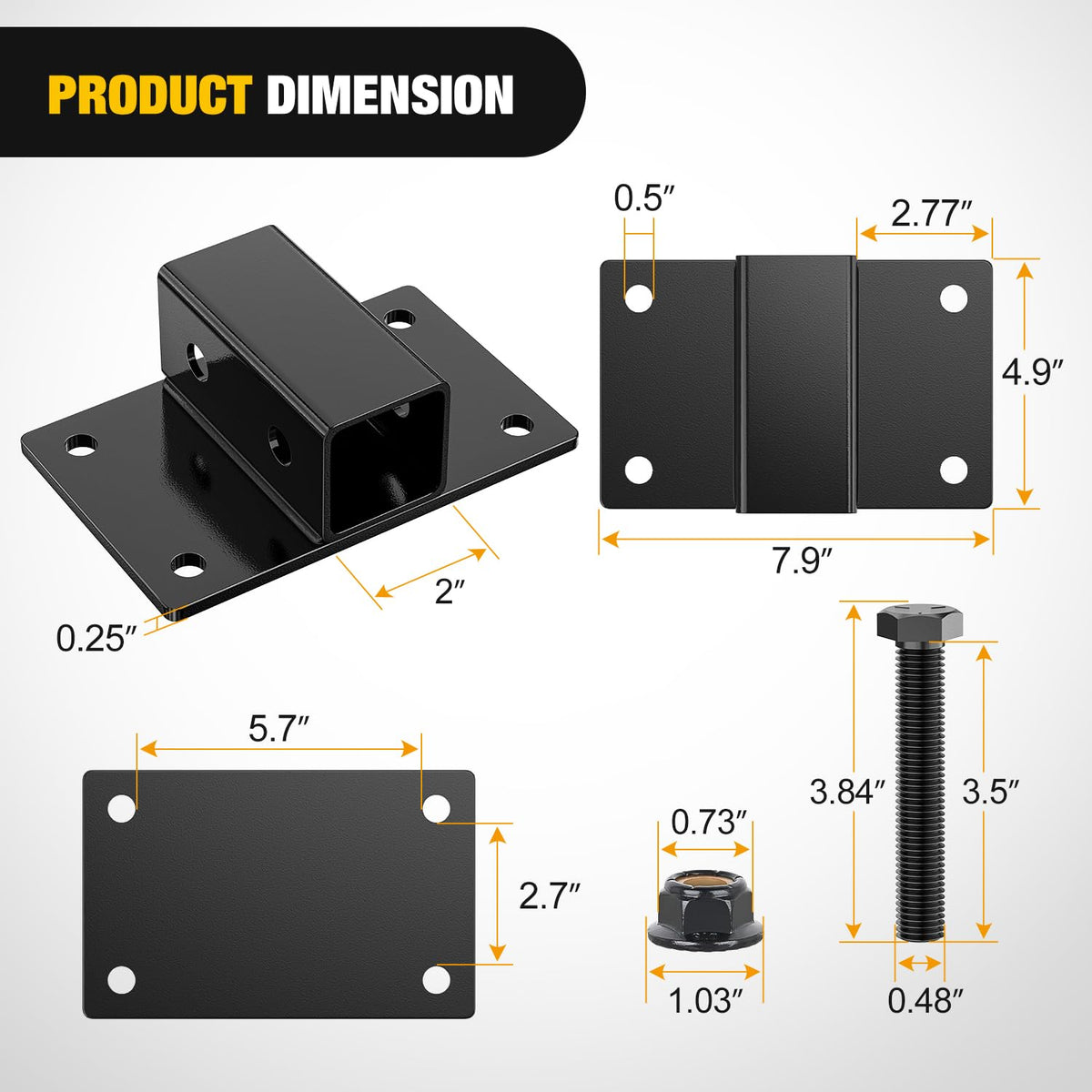 Nilight close-up weld and forging detail highlighting durable construction and strength