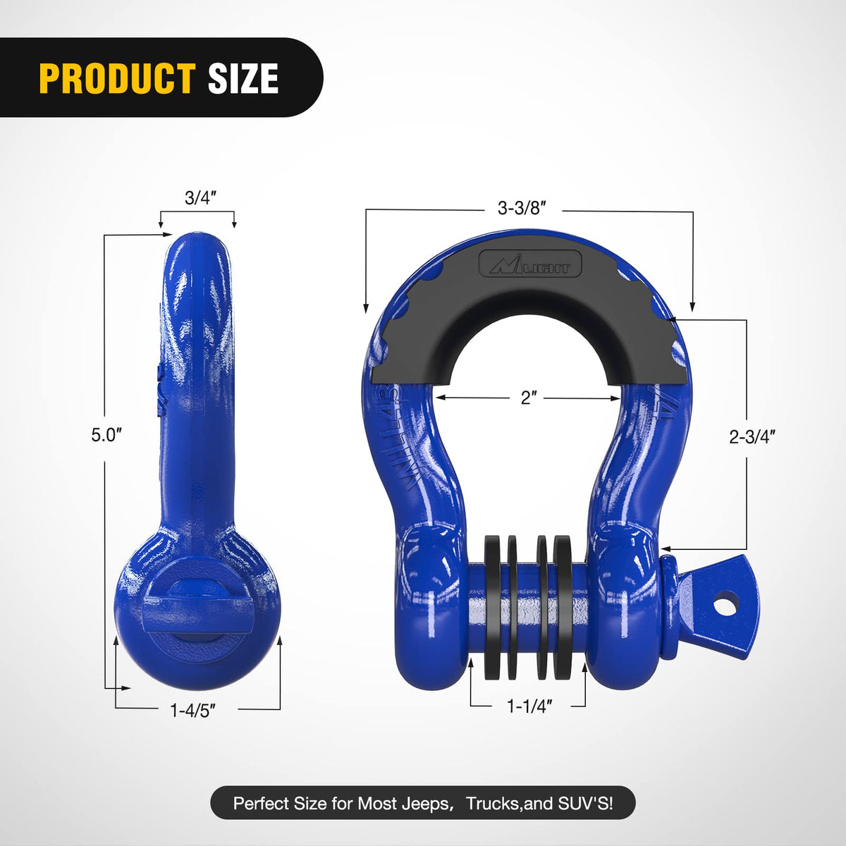 Nilight close-up of drop-forged D-body highlighting durable construction and strength