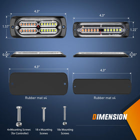 Nilight close-up of LED array highlighting bright diodes and even light spread