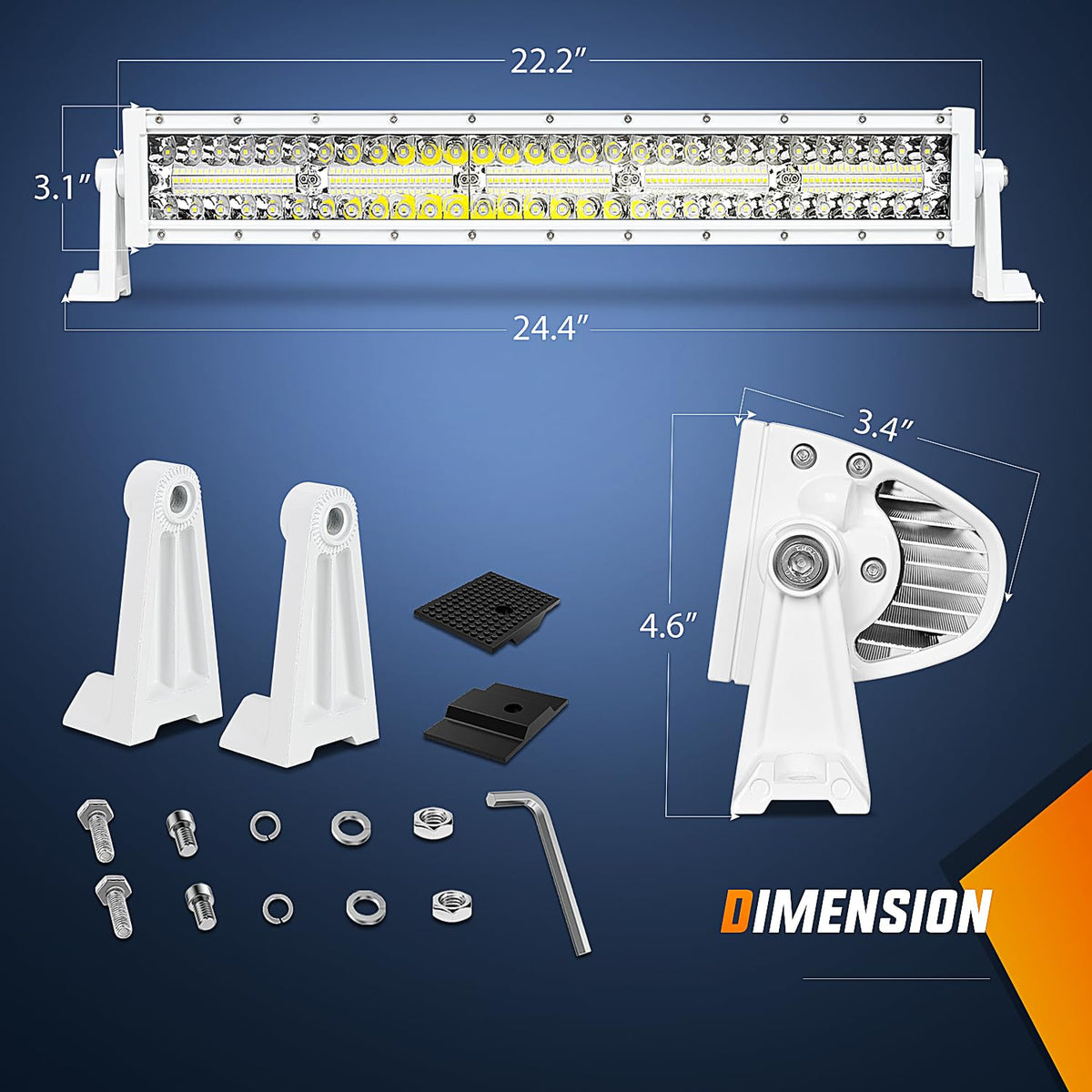 Nilight close-up of LED array illustrating powerful chips and clear illumination