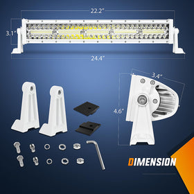 Nilight close-up of LED array illustrating powerful chips and clear illumination