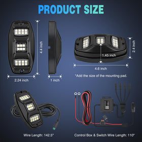 Nilight close-up of 22-LED array highlighting color precision and brightness benefit