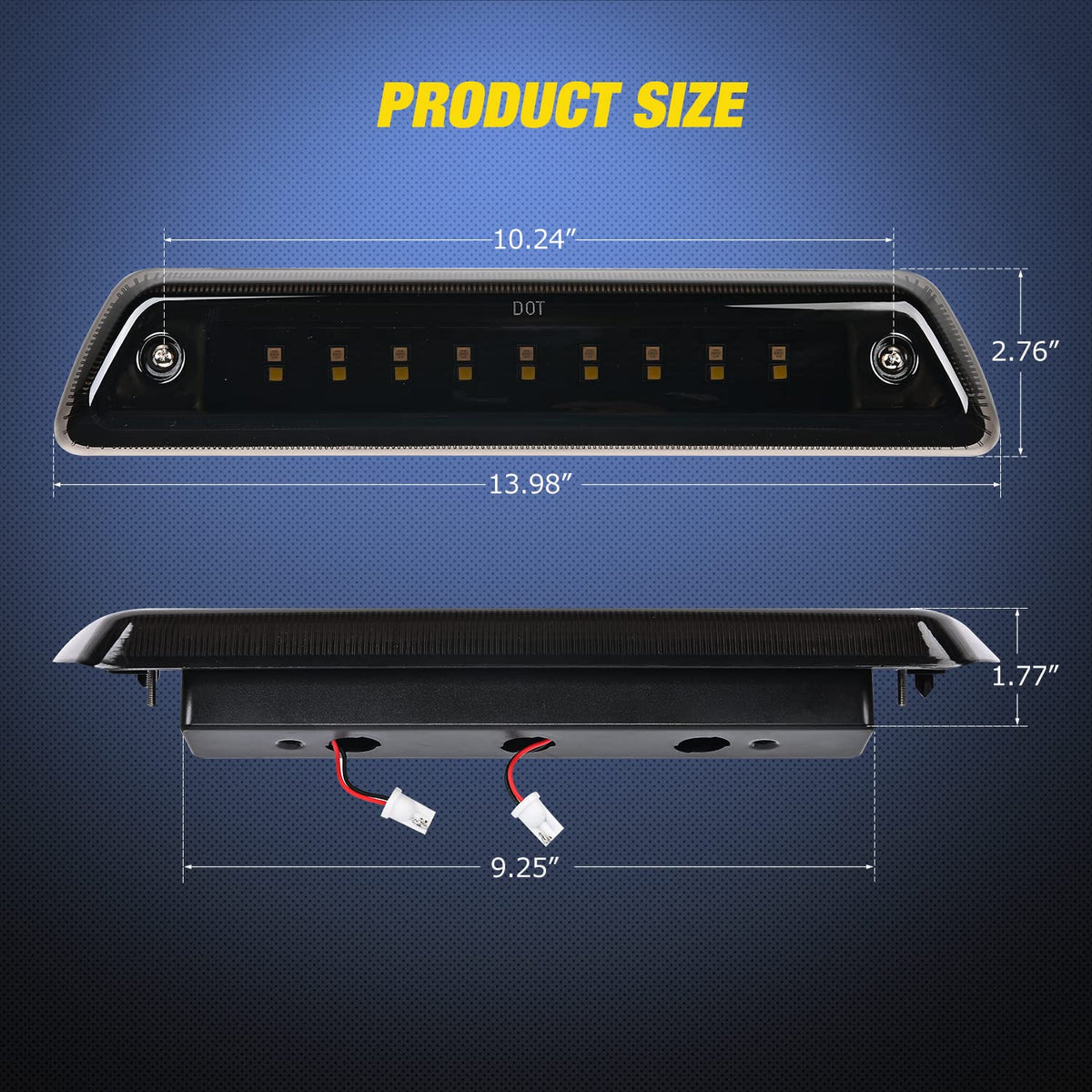 Nilight close-up of 18 LEDs highlighting bright, fast illumination benefit