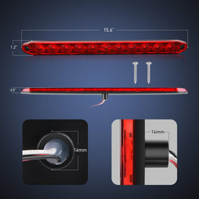Nilight close-up of polycarbonate lens and LEDs highlighting weatherproof seal