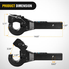 Nilight closeup of locking arm highlighting reliable lock-down safety