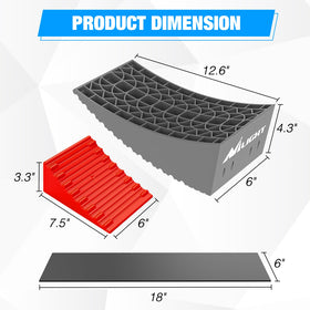 Nilight close-up of non-slip surface providing strong tire grip and safety