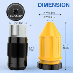 Nilight colored terminals close-up for easier wiring and safety