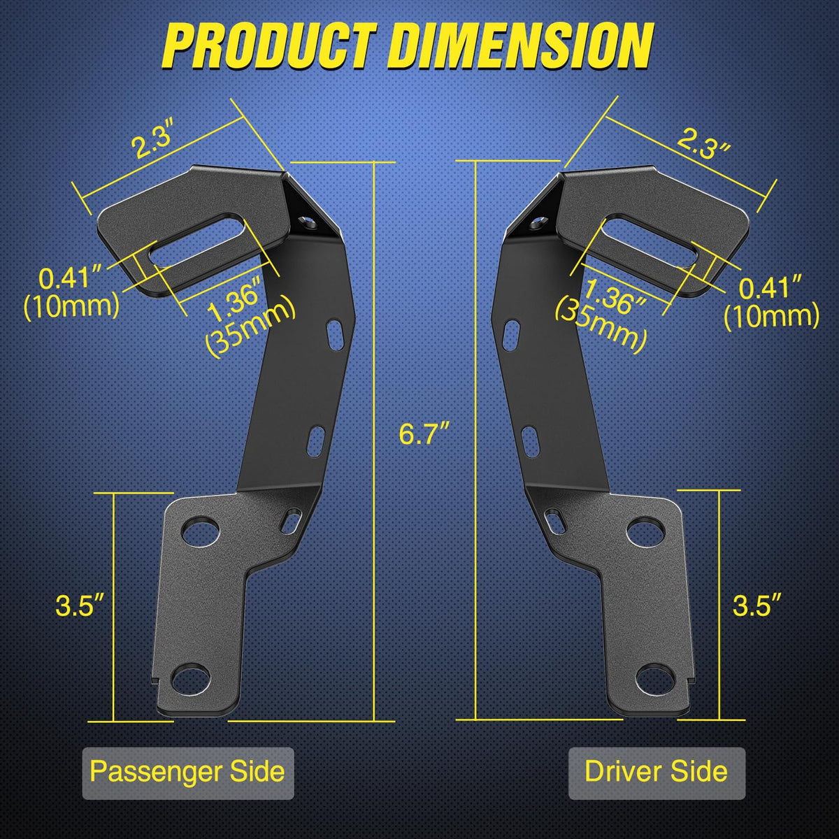 Nilight close-up of thickened plate highlighting strength and durability