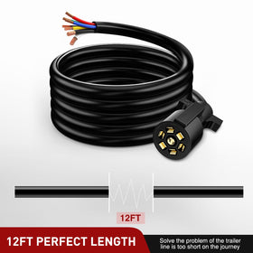 Nilight color-coded wires fanned out for easy identification and installation