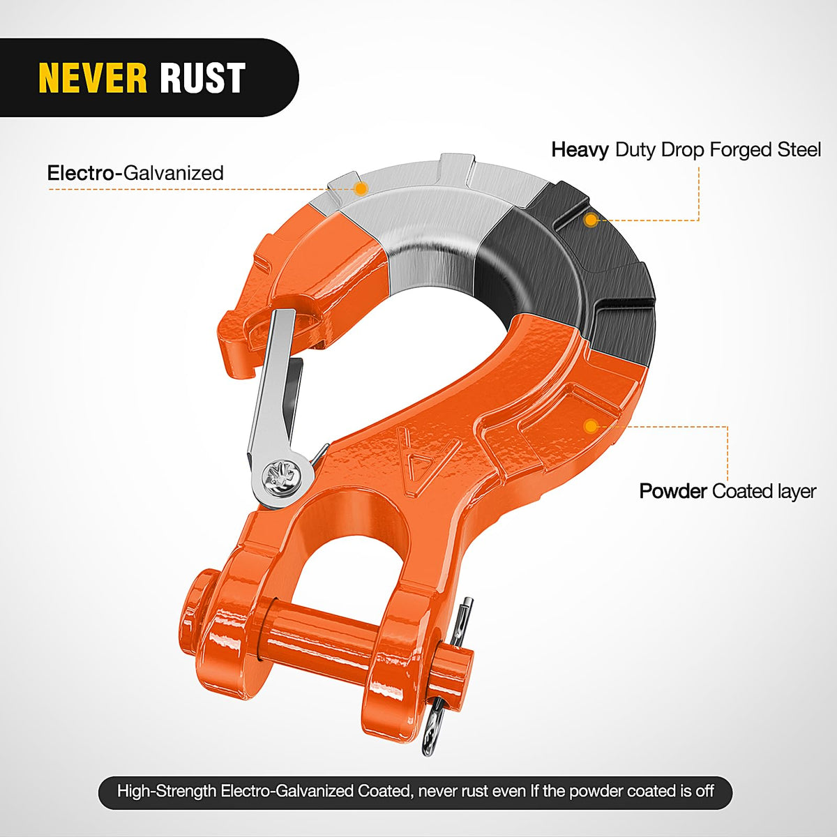 Nilight complete kit laid out with bolts, washers, pin and Allen wrench