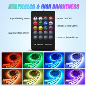 Nilight control box and wireless remote demonstrating easy operation