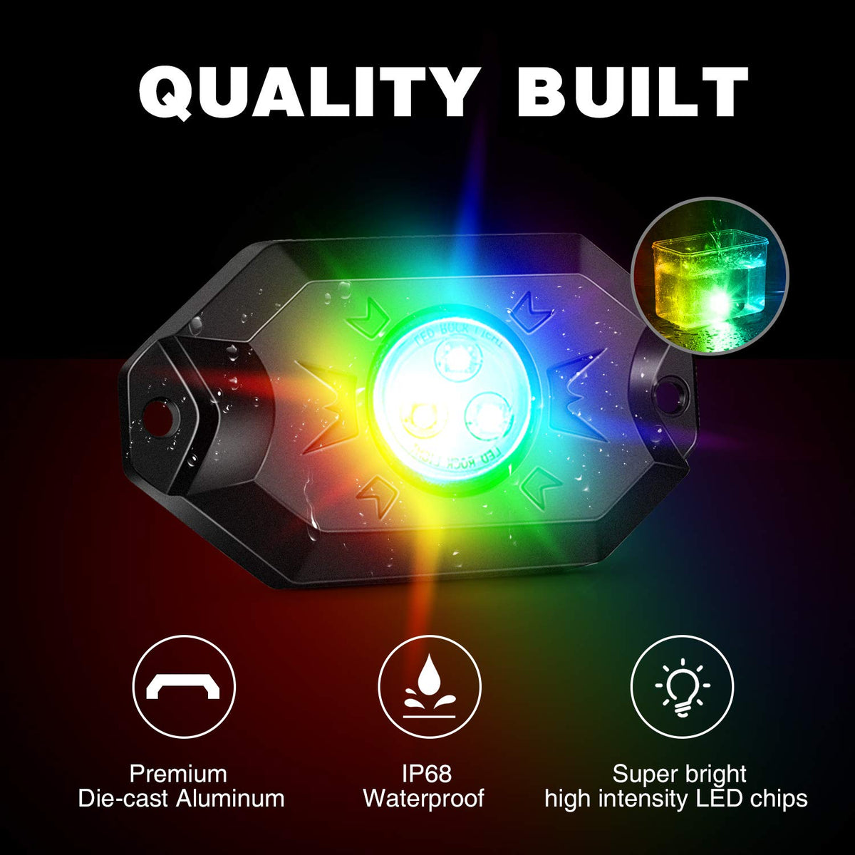 Nilight controller with wiring harness displaying simple plug-and-play installation benefit
