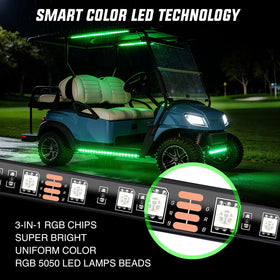 Nilight controller box with remote laid out showing easy controls and app pairing