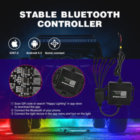 Nilight compact controller box with wiring illustrating simple plug-and-play convenience