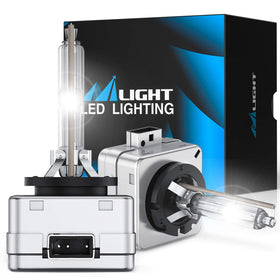 Nilight D1S front packaging showing two bulbs and clear branding for easy identification